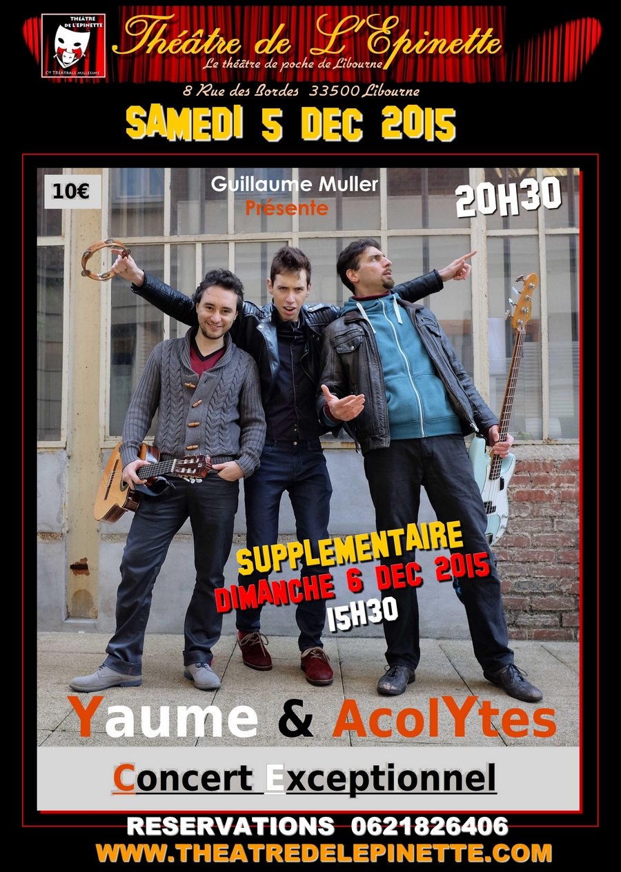 Yaume et acolyte theâtre de l epinette 5 - 6 dec 2015 web